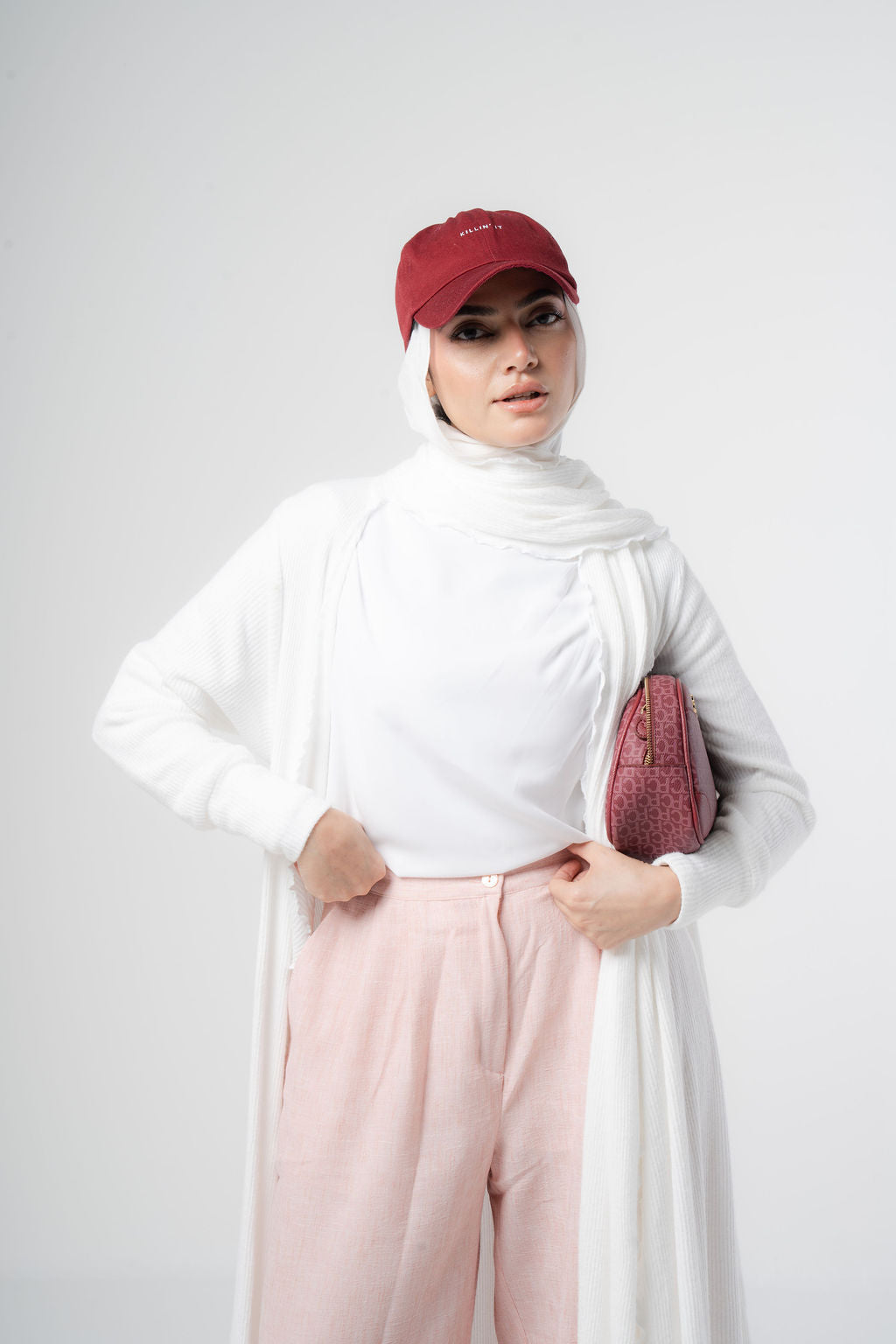 Peach Office Pants