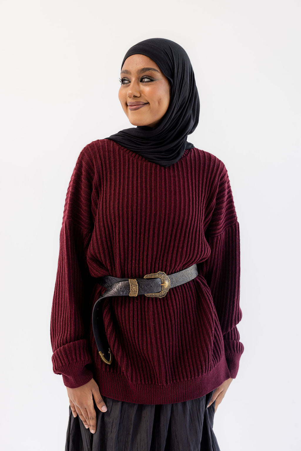 Burgundy Kyoto Pullover