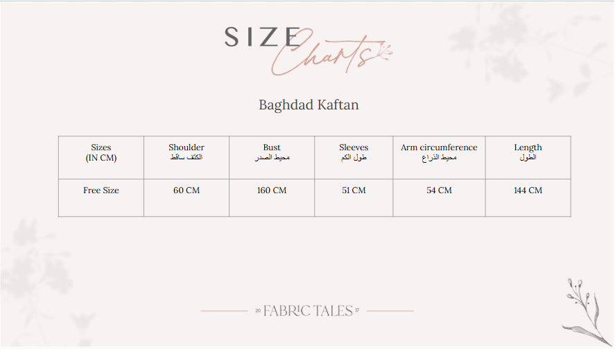 Mint Baghdad Kaftan