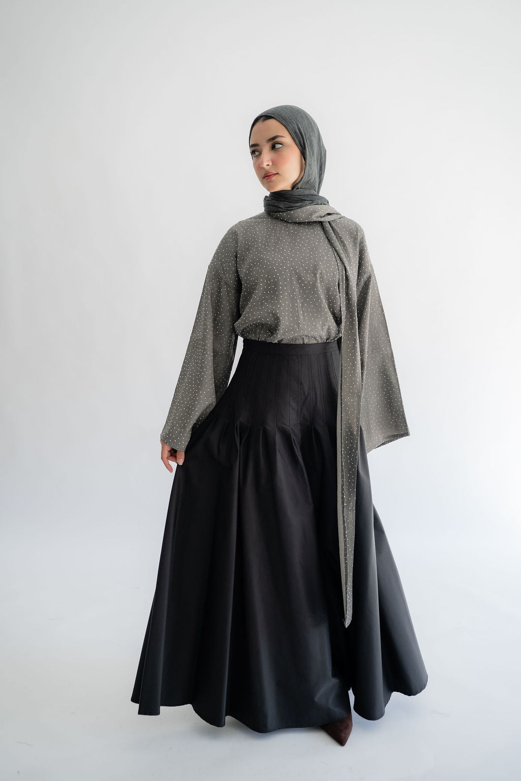Smoke Abha Blouse