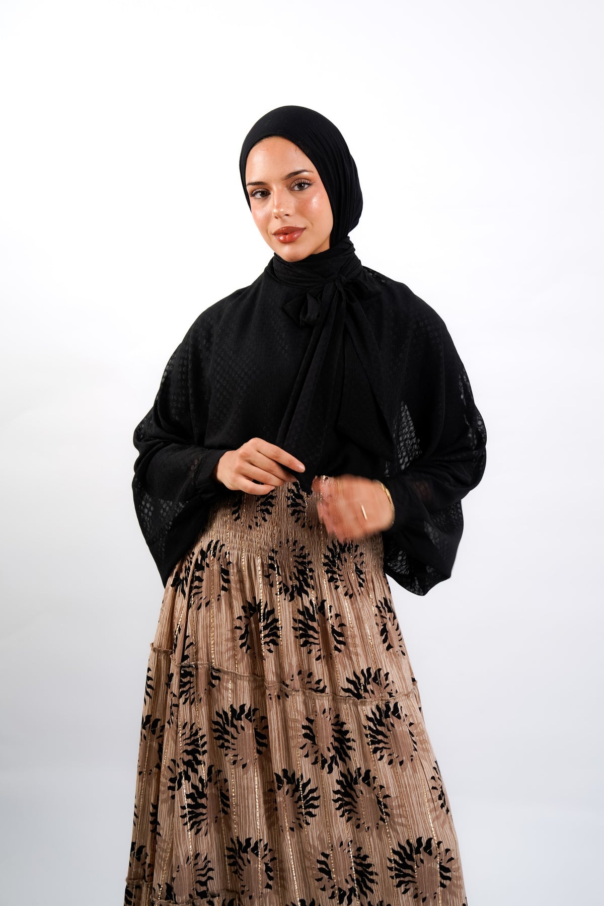Black Savoy Blouse