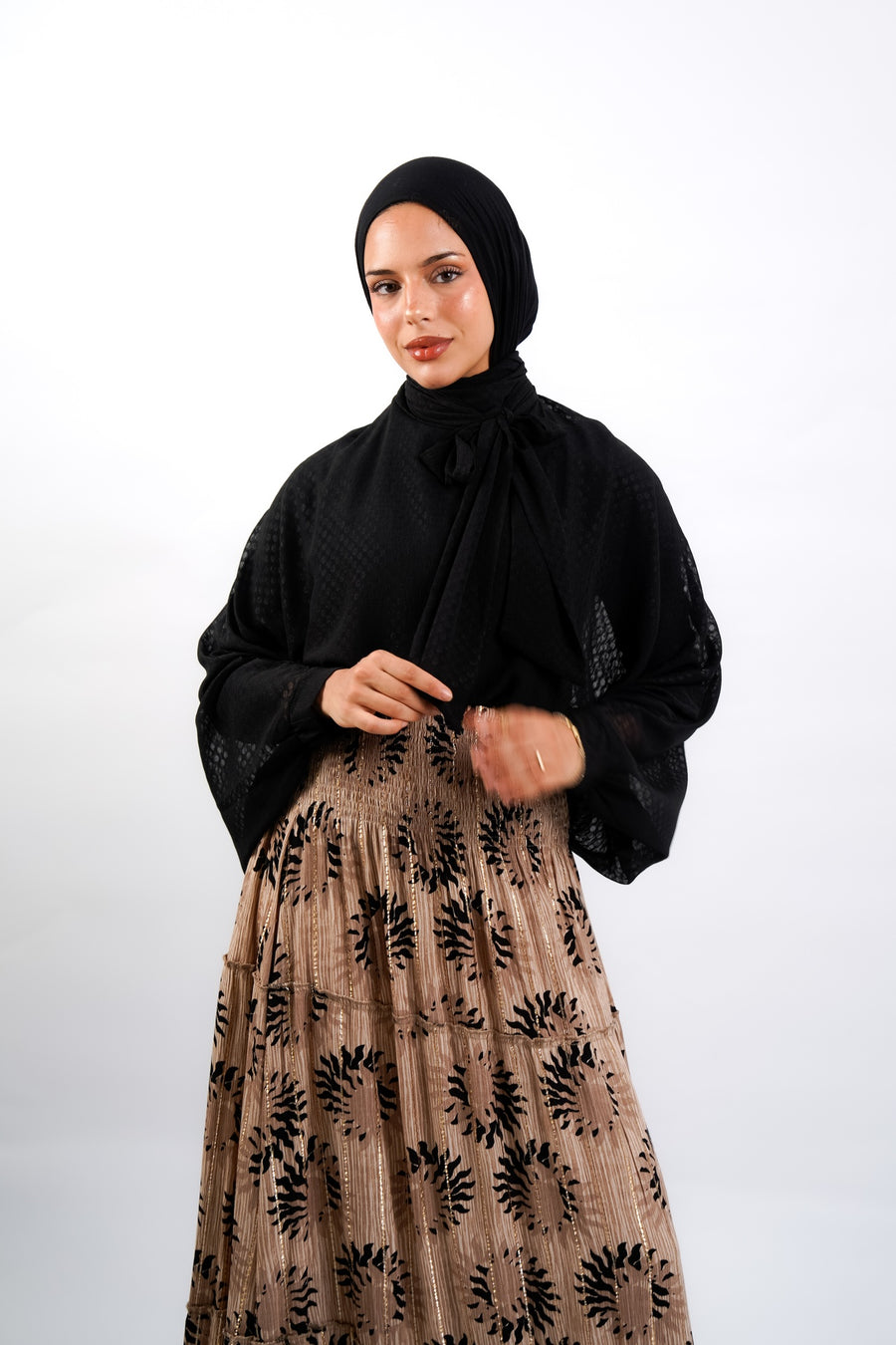 Black Savoy Blouse