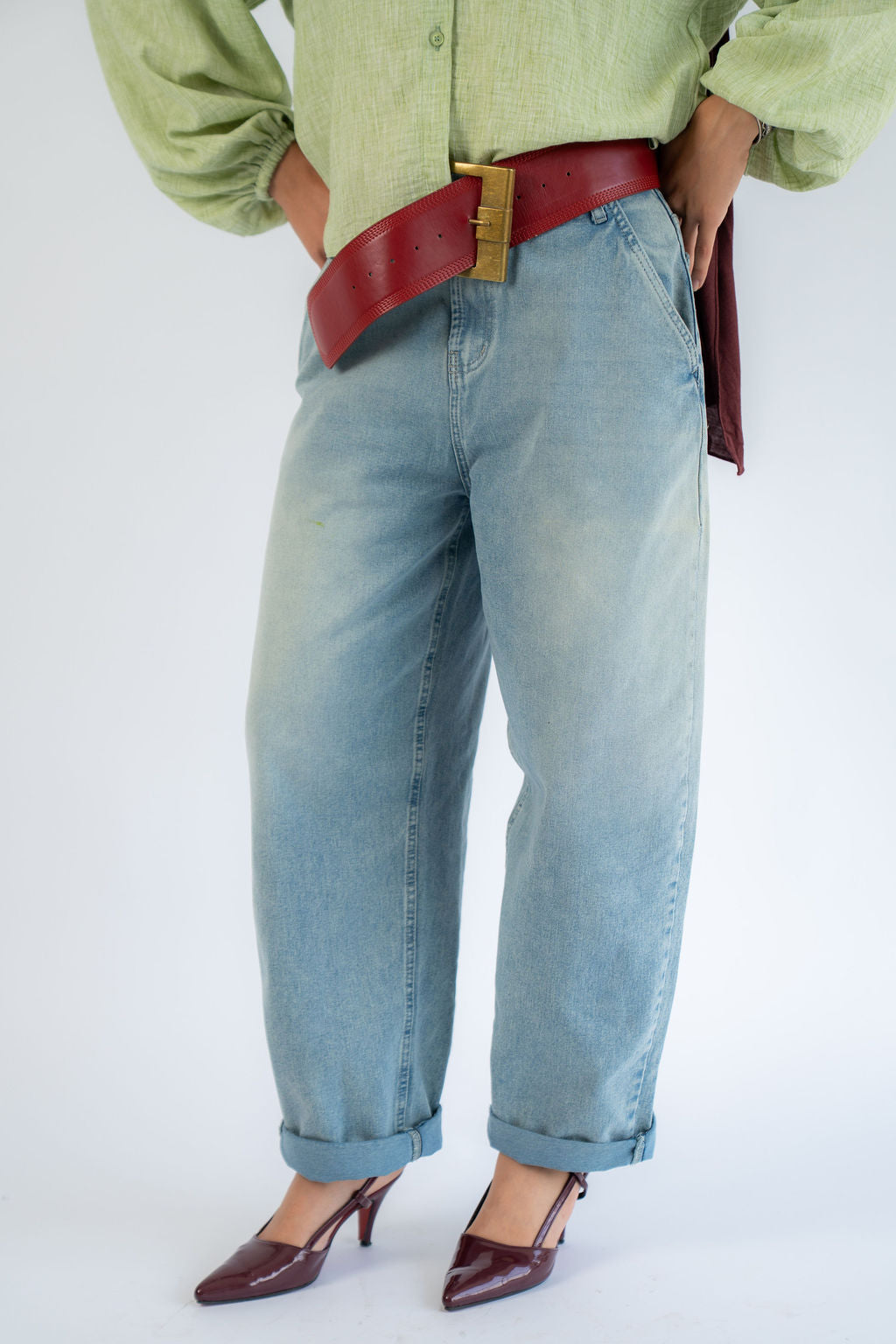 Light Balloon Fit Pants