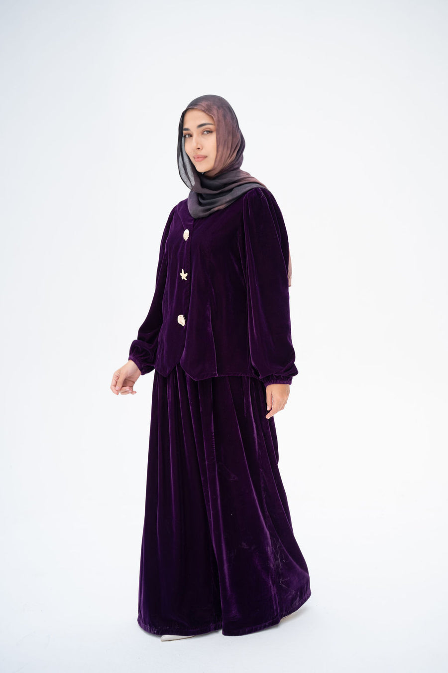 Purple Azdi Pant