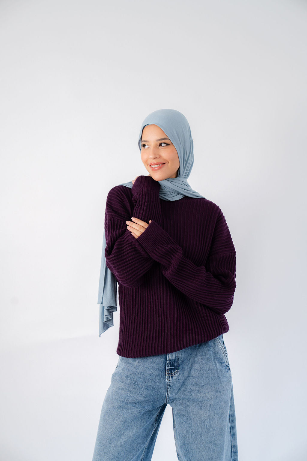 Aubergine Kyoto Pullover