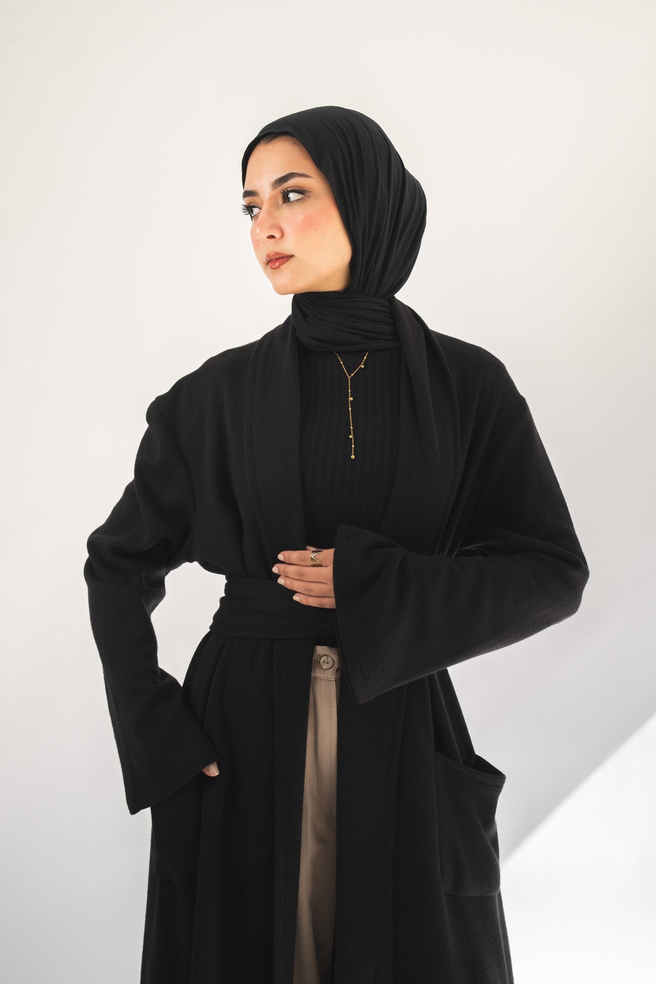 Black Geneva Coat