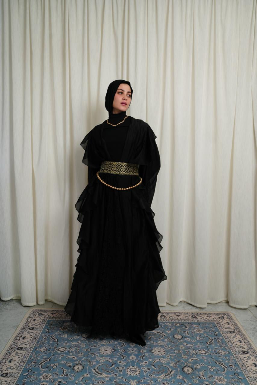 Black Aleppo Kaftan