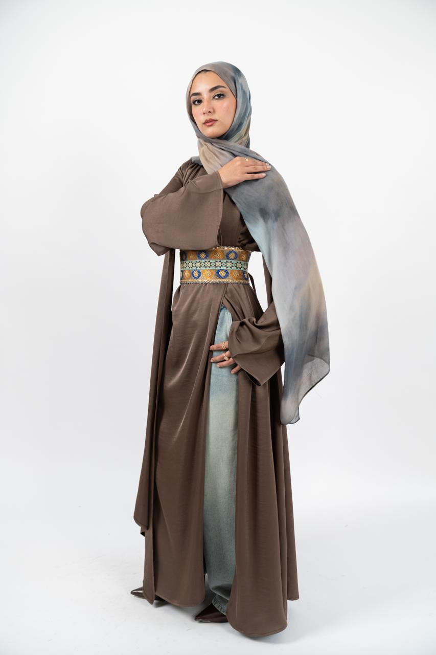 Mocha Beisan Kimono