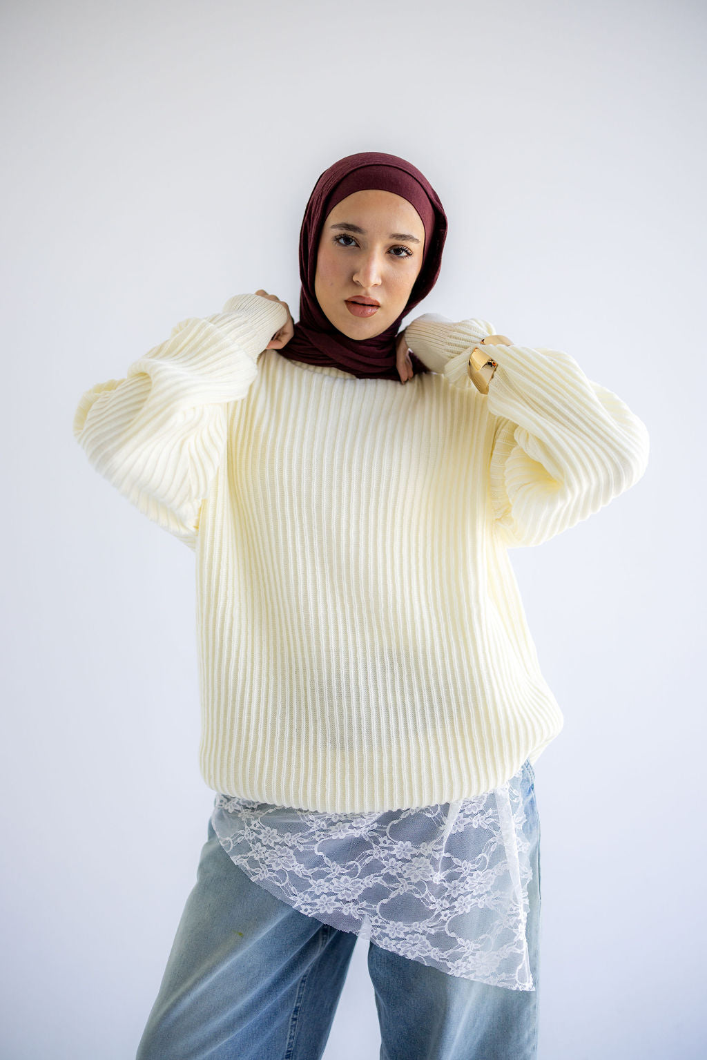 Crème Kyoto Pullover