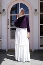 Offwhite Ruched Skirt