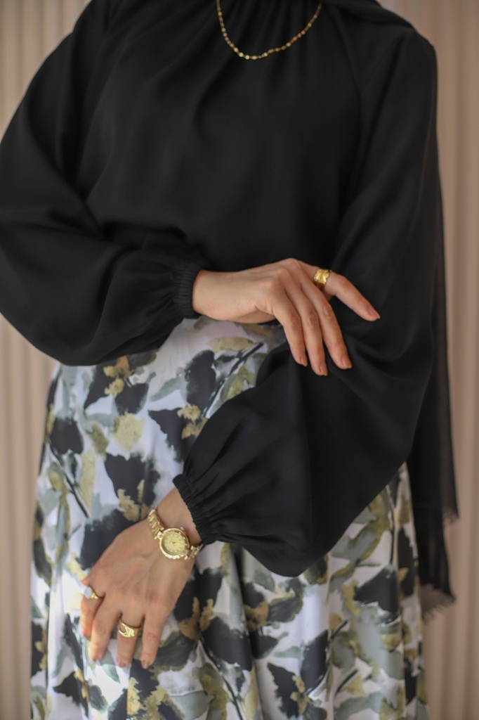 Black Cathy Blouse