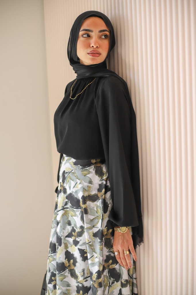 Black Cathy Blouse
