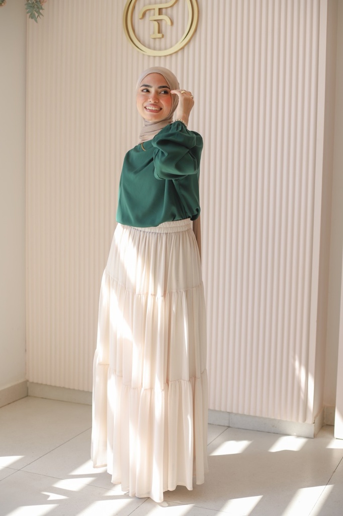 Dark green Solana Blouse