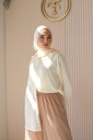 Tan Aura Chiffon Pants 