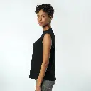 Double Layer Sleeveless Undershirt-Black