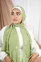 Pastel Green Daisy Veil