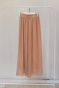 Tan Aura Chiffon Pants 