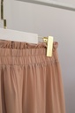 Tan Aura Chiffon Pants 