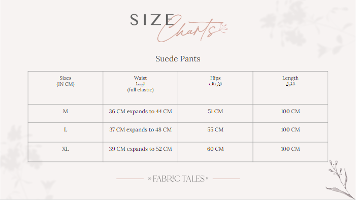 Crème Suede Pants