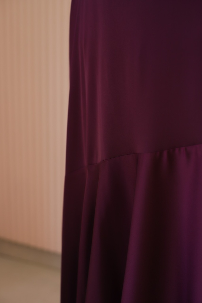 Eggplant Audrey Skirt