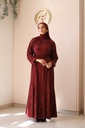 Maroon Bling Bling Dress