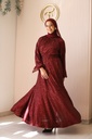 Maroon Bling Bling Dress