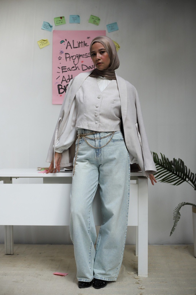 Greyish Banker Vest