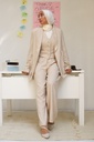 Beige Banker Vest