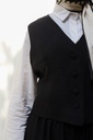 Black Banker Vest