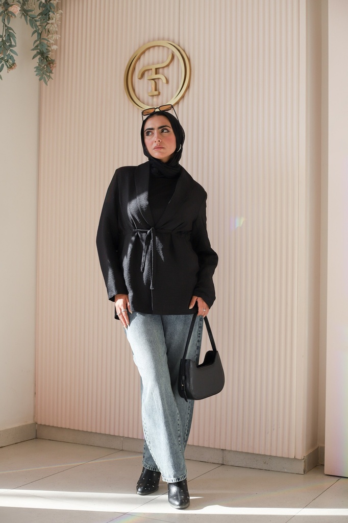Black Mingle Blazer