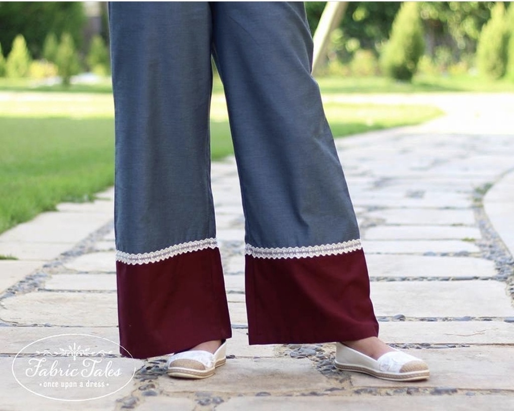 Two tone pants