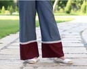 Two tone pants