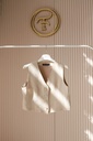 Beige Banker Vest