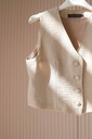 Beige Banker Vest