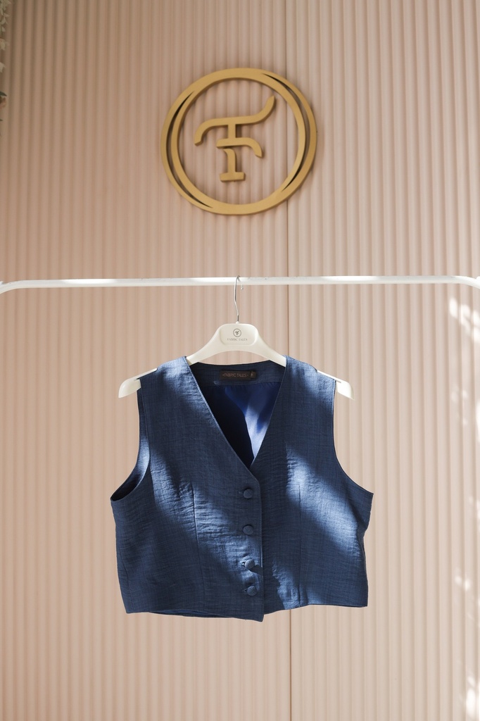 Indigo Banker Vest 