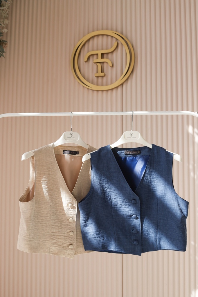 Indigo Banker Vest 