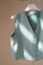 Mint Banker Vest