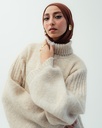 Beige Cozy Puff