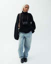 Black Cozy Puff 