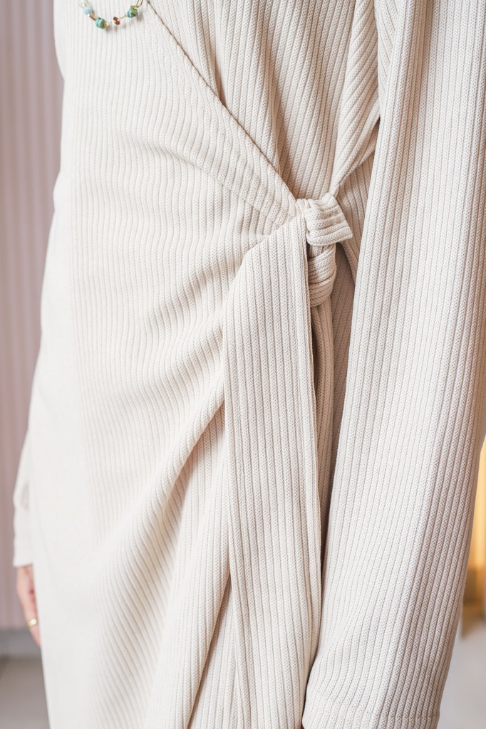 Beige Sadeel Dress