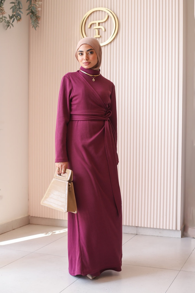 Burgundy Sadeel Dress