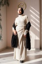 Beige Sadeel Dress