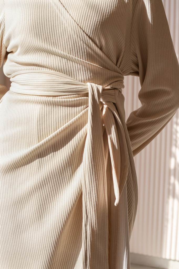 Beige Sadeel Dress