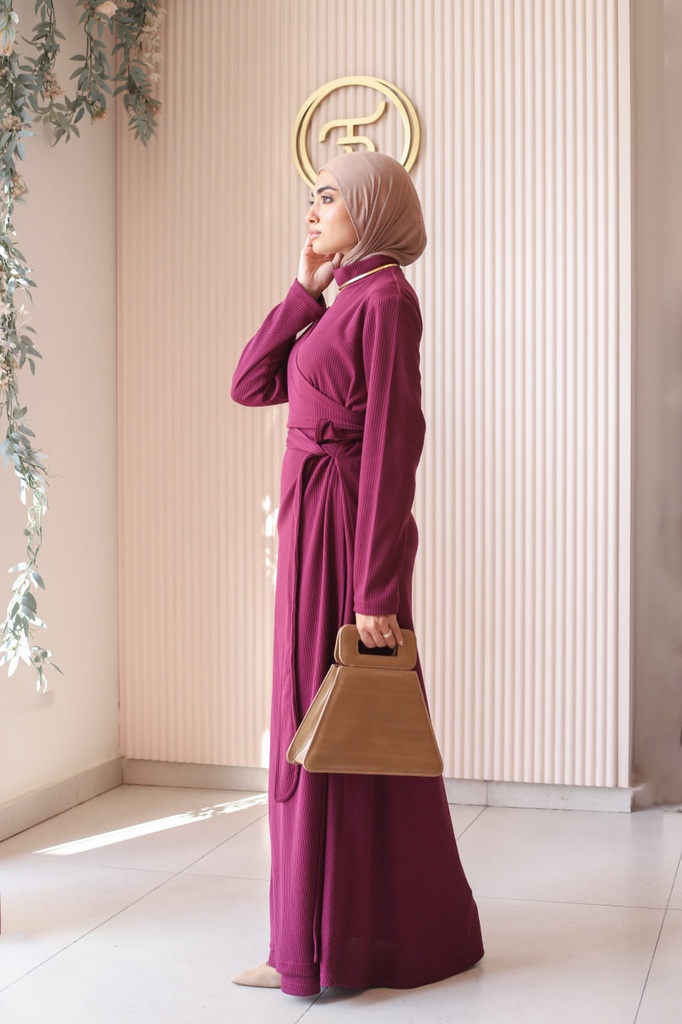 Burgundy Sadeel Dress