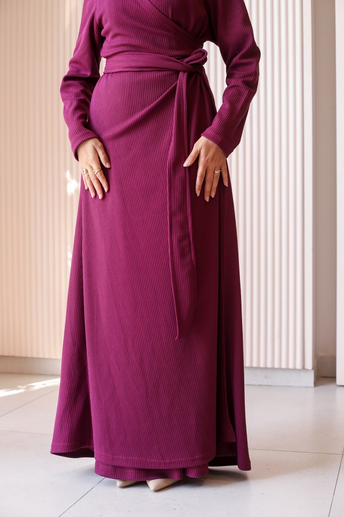 Burgundy Sadeel Dress