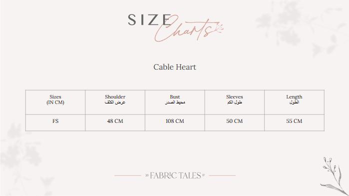 Butter Yellow Cable Heart