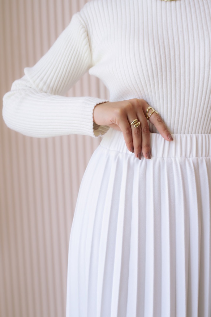 Offwhite Fall Skirt