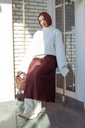 Chocolate Viona Skirt