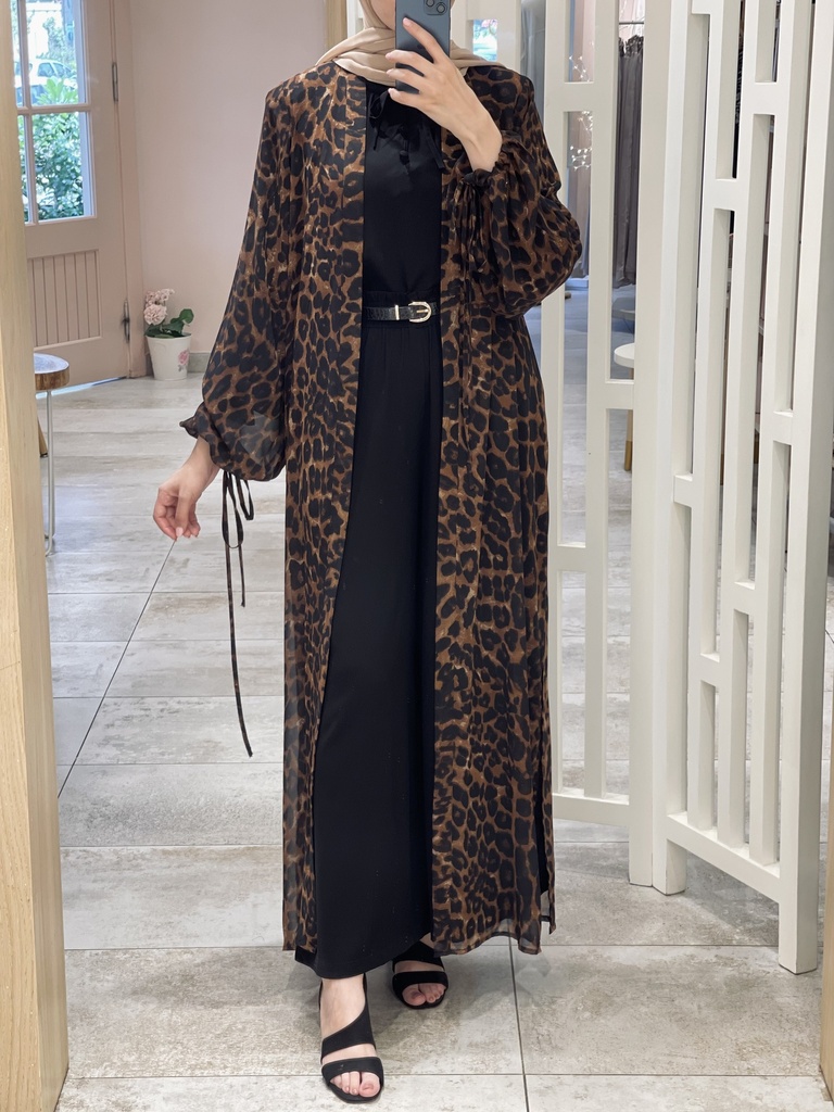 Black Aura Chiffon Pants