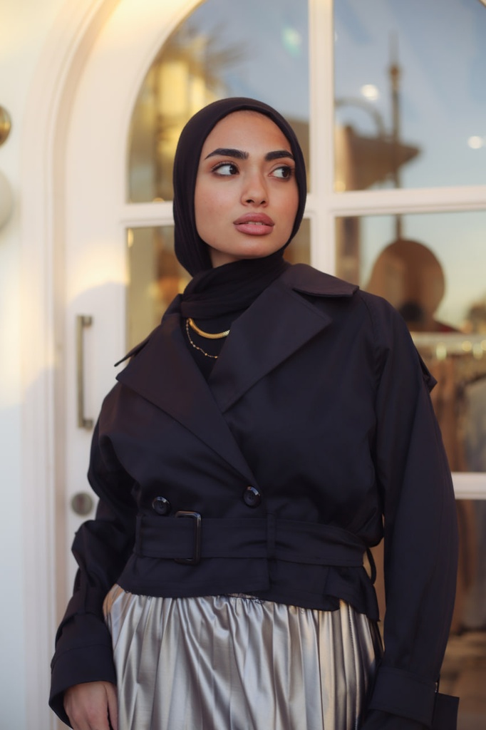 Black The Trench Jacket 